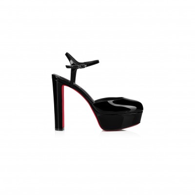 CHRISTIAN LOUBOUTIN LOO PUMP 130 MM PUMPS-PATENT LEATHER-BLACK-WOMEN 3240698B439